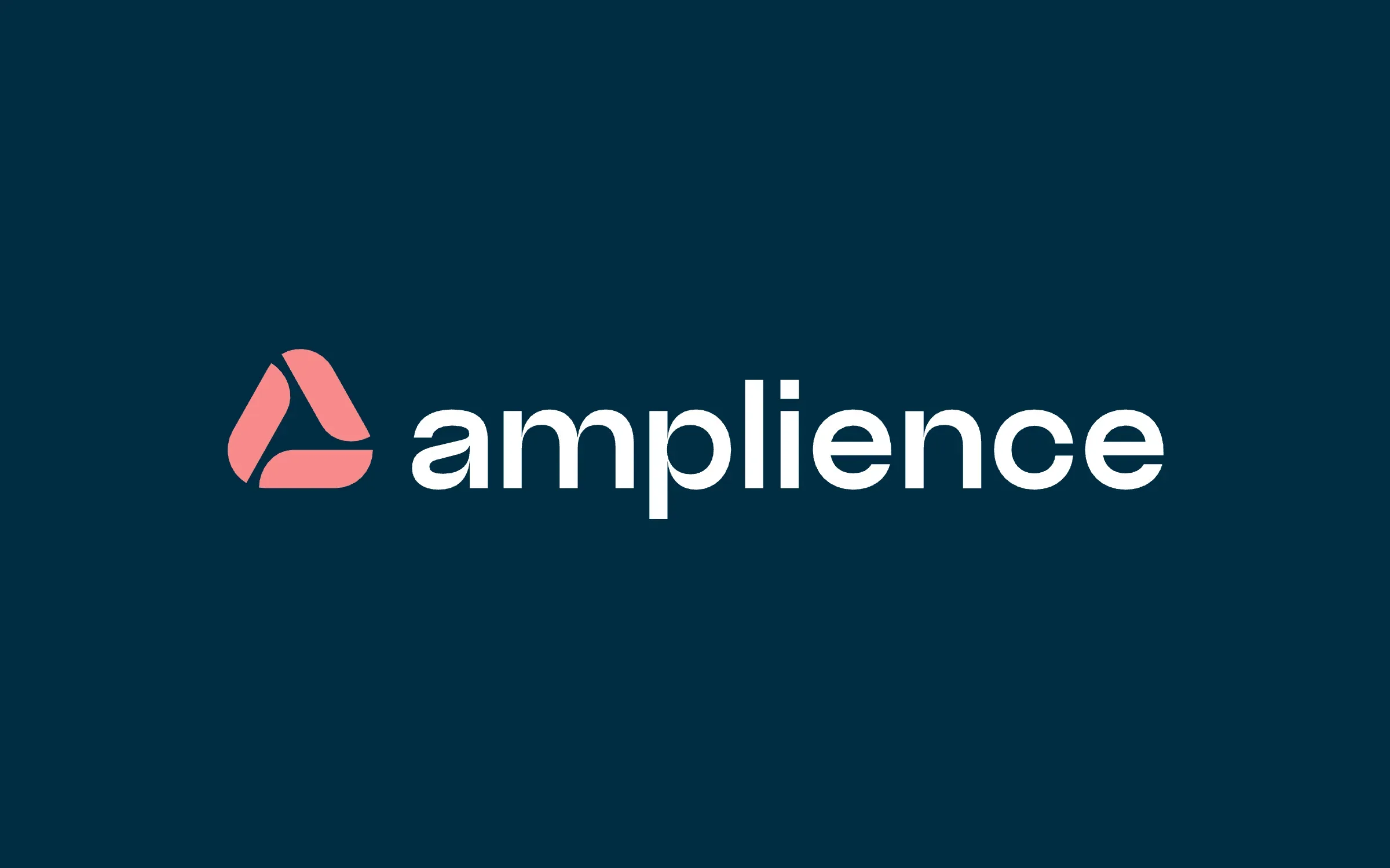 Amplience logo on a dark teal background