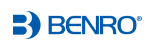 Benro logo featuring a blue letter B icon alongside the Benro wordmark in black and blue