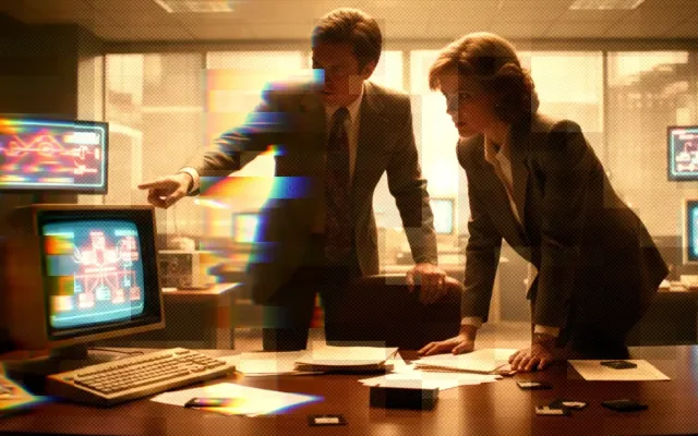 Warm cinematic illustration of figures in a dramatic scene, used as a blog article header