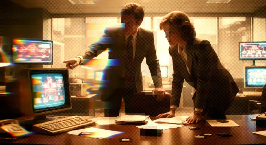 Warm cinematic illustration of figures in a dramatic scene, used as a blog article header