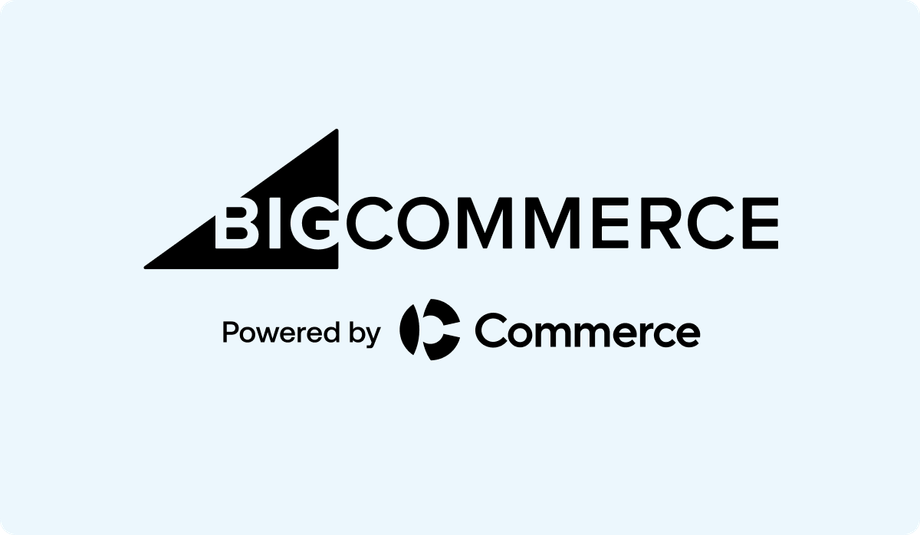 BigCommerce logo on a white background